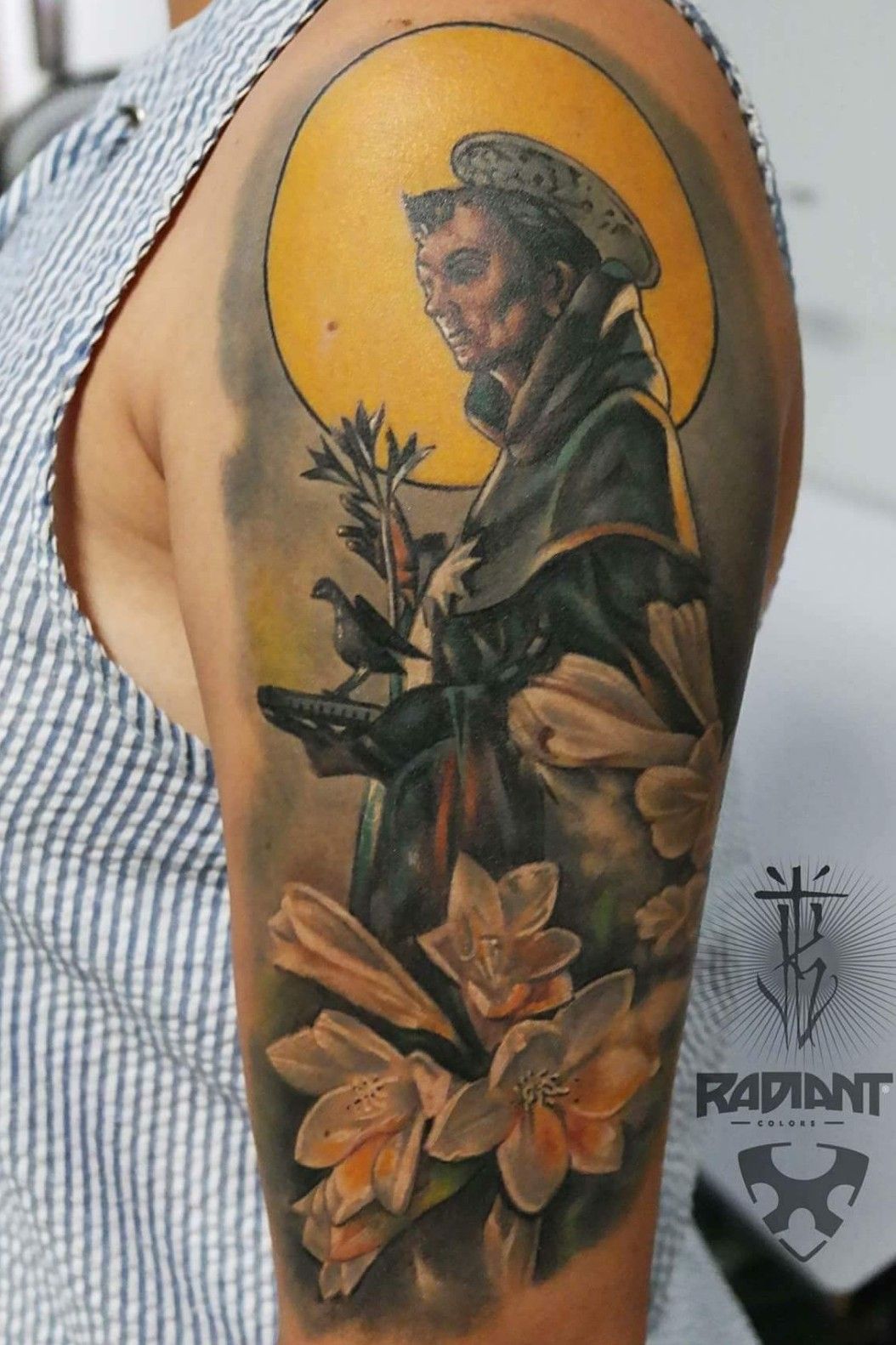 Stigma Tattoo Studio Chester  St Francis of assisi by timtats  religioustattoos blackandgreytattoo  Facebook