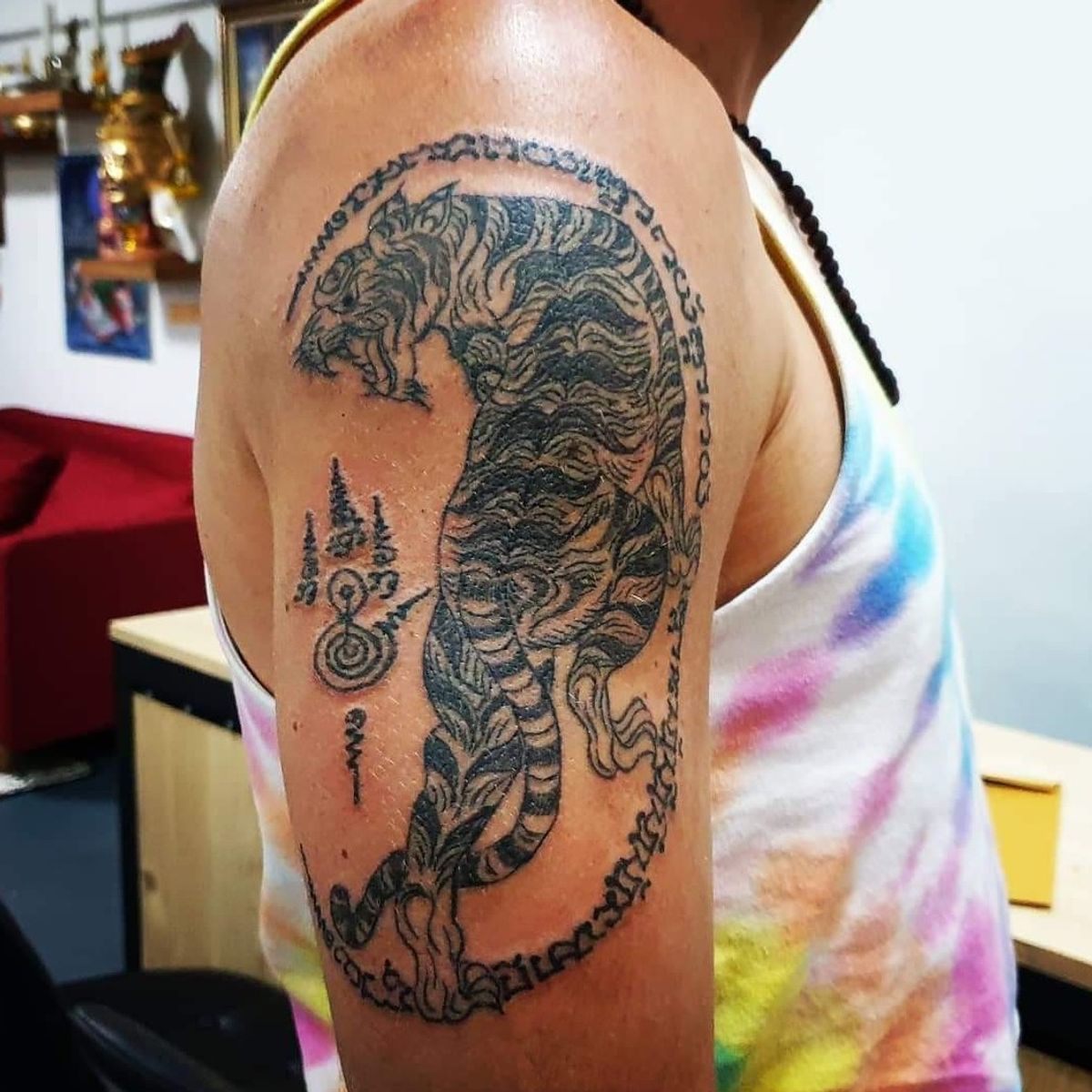 Tattoo uploaded by Thai Tattoo Café • Yant Suea Koo • Tattoodo