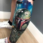 Star Wars tattoo by Junior Reis #JuniorReis #StarWarstattoos #StarWarstattoo #StarWars #GeorgeLucas #movietattoo #filmtattoo #space #galaxy #scifi