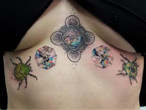 Nature tattoo by Meg Adamson #MegAdamson #ReliquaryTattoo #tattooartist #nature #biological #botanical #biologicalillustration #botanicalillustration #illustrative #watercolor #fineart