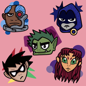 Available designs Teen Titans!! 