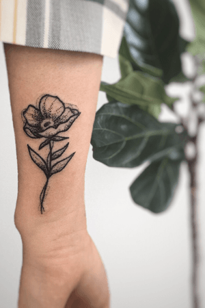 Beautiful Floral - Hand Poked 