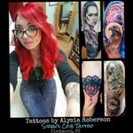 Tattoos by one of South Carolina 's best female tattoo artists, Alysia Roberson, at Siren's Cove Tattoo in Piedmont, SC (near Greenville, SC!)!!! Call or come by SC Tattoo for an appointment, thanks!!! #tattoos #tattooed #tattooedwomen #tattooedwoman #inkedgirls #inkedgirl #inkedfemales #girlytattoo #beautifultattoo #colortattoo #galaxytattoo #lacetattoo #hearttattoo #skulltattoo #scissorstattoo #starwarstattoo #starwars #starwarsfan #Deathstar #deathstartattoo #blackandgreytattoo #blackandgrey #tattooartist #femaletattooartist #femaleartist #ladytattooer #ladytattooers #ladytattooist #femaletattooist #femaletattooer #siren #sirenscove #tattoosiren #sirentattoo #mermaid #mermaidtattoo #alternativegirl #piercings #dimplepiercing #septumpiercing #bluehair #glasses #alternative #tattooist #tattooer #tattooers #coveruptattoo #coverup #tattoonightmares #portraittattoo #animaltattoo #animalportrait #realism #realistic #oldschooltattoo #traditionaltattoo #sc #eagletattoo #hawktattoo #birdtattoo #sctattoo #sctattooartist #sctattooshop #sctattooist #sctattooer #southcarolinatattooartist #jeweltattoo #greenvillesc #downtowngreenville #andersonsc #clemsonsc #yeahthatgreenville #clemson #clemsontattoo #clemsontigers #Alysiarobersontattoo #sirenscovetattoo www.facebook.com/sirenscovetattoo www.facebook.com/Alysia.Roberson.Tattoo.Artist Instagram:@sirens_cove_tattoo 