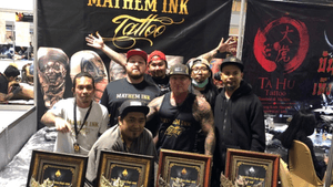 Taking home a few awards from the Bangkok Tattoo expo , awesome effort by the team
