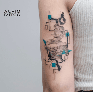 Design y tattoo by Alfio. Buenos Aires - Argentina / alfiotattoo@gmail.com / #vangogh    #women #fineline #art #tattoodesign #alfiotattoo #composition #tattoocolor #finelinetattoo #watercolortattoo #tattoo #tattooart #tattooartist