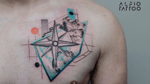 Design y tattoo by Alfio. Buenos Aires - Argentina / alfiotattoo@gmail.com / #mountains  #montañas  #lifestyle #fineline  #art #tattoodesign #alfiotattoo #composition #tattoocolor #finelinetattoo #watercolor #watercolortattoo #tattoo #tattooart #tattooartist