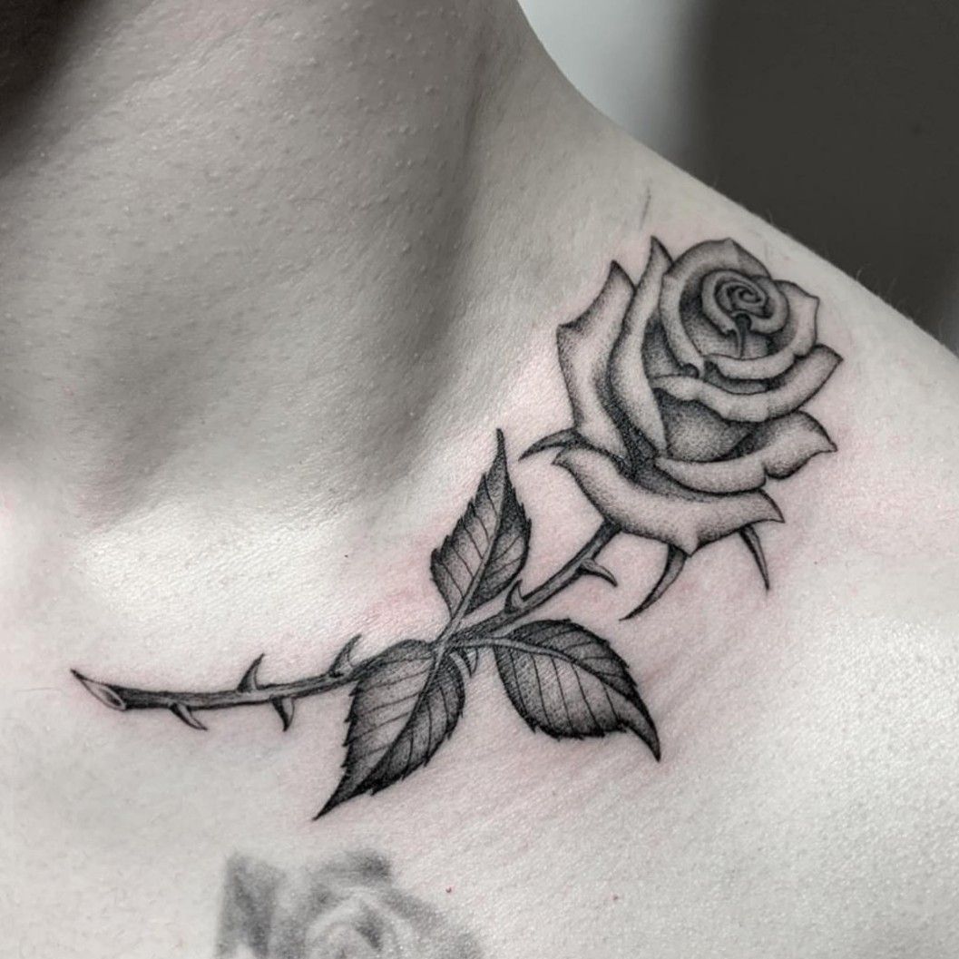 Tattoo single rose Rose Tattoo