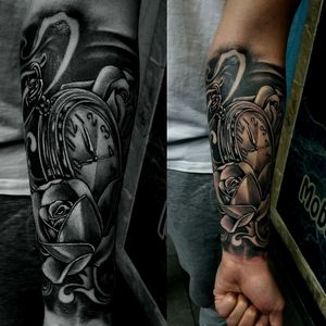 #rosetatto #tattoorose #tattooartistmagazine #tattooartist #tattooart #clocktattoo #TattooSleeve #tattoo #tato #tatu #tatouages #tatouage #tatoo #tatuaje #tatuagem #tattoomen 