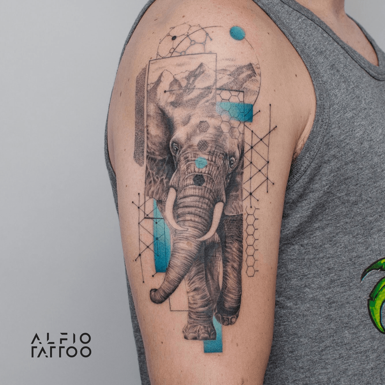 Indian elephant Iron Elephant Tattoo African elephant Artist Drawing Elephant  tattoo png  PNGEgg