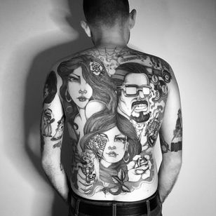 Rumor Tattoo by Jose Araujo Martinez #josearaujomartinez #Chicanotattoos #chicanotattoo #chicanx #chicano #chicana #CincodeMayo #Mexican #Mexico #tattooinspiration #best tattoos
