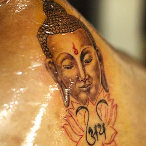 Buddha & Lotus Tattoo by India’s Best Tattoo Artist in Bangalore - Veer Hegde 