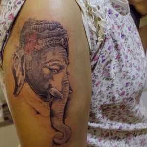 Lord Ganesha (The Remover of all Obstacles) Tattoo by India’s Best Tattoo Artist in Bangalore - Veer Hegde 