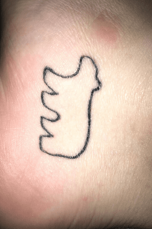 Simple bear tattoo