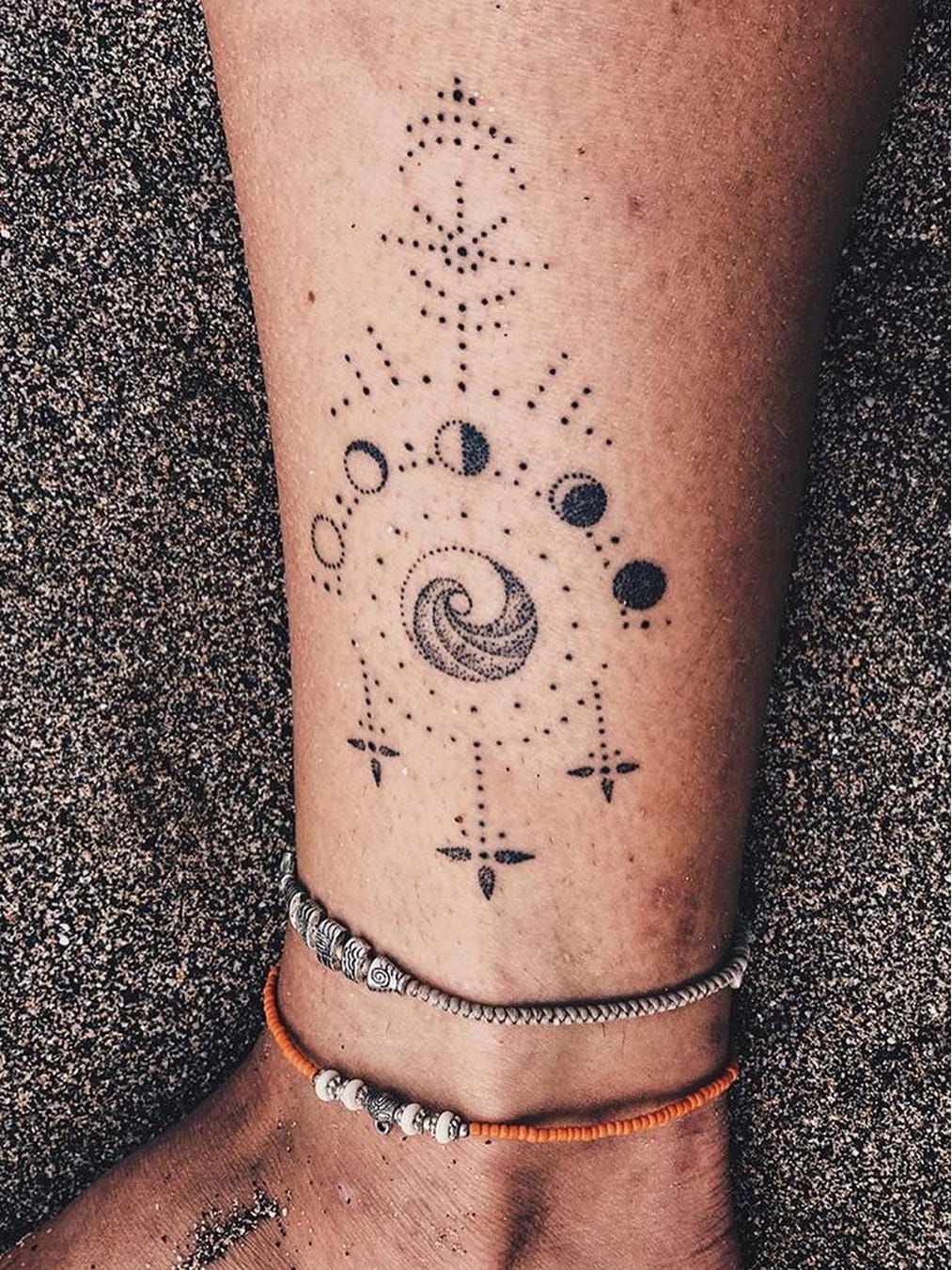 Small Planet Earth (Atlantic Ocean) Temporary Tattoo (Set of 3) – Little  Tattoos