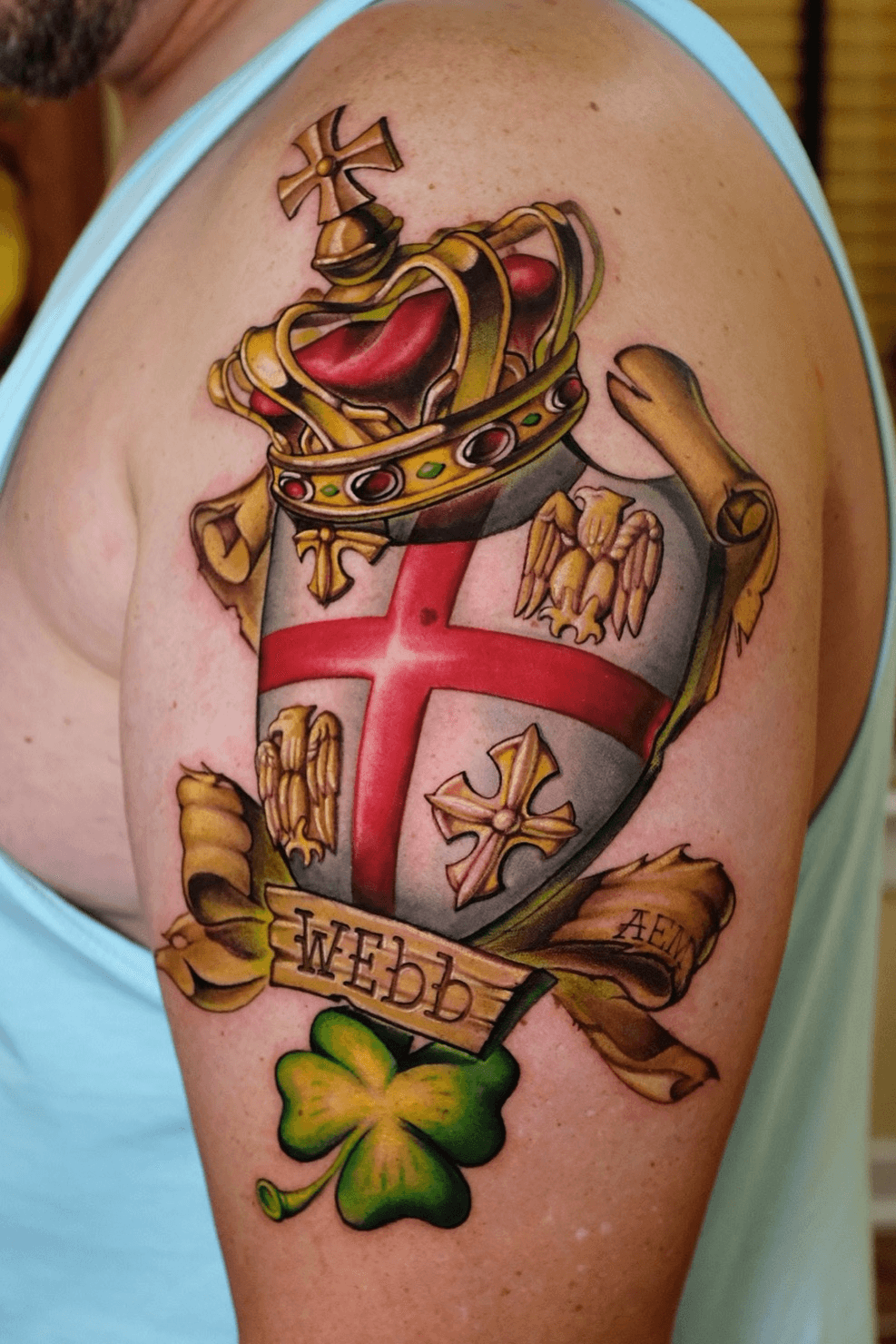Tattoo uploaded by Camoz • Family crest on arm. • Tattoodo