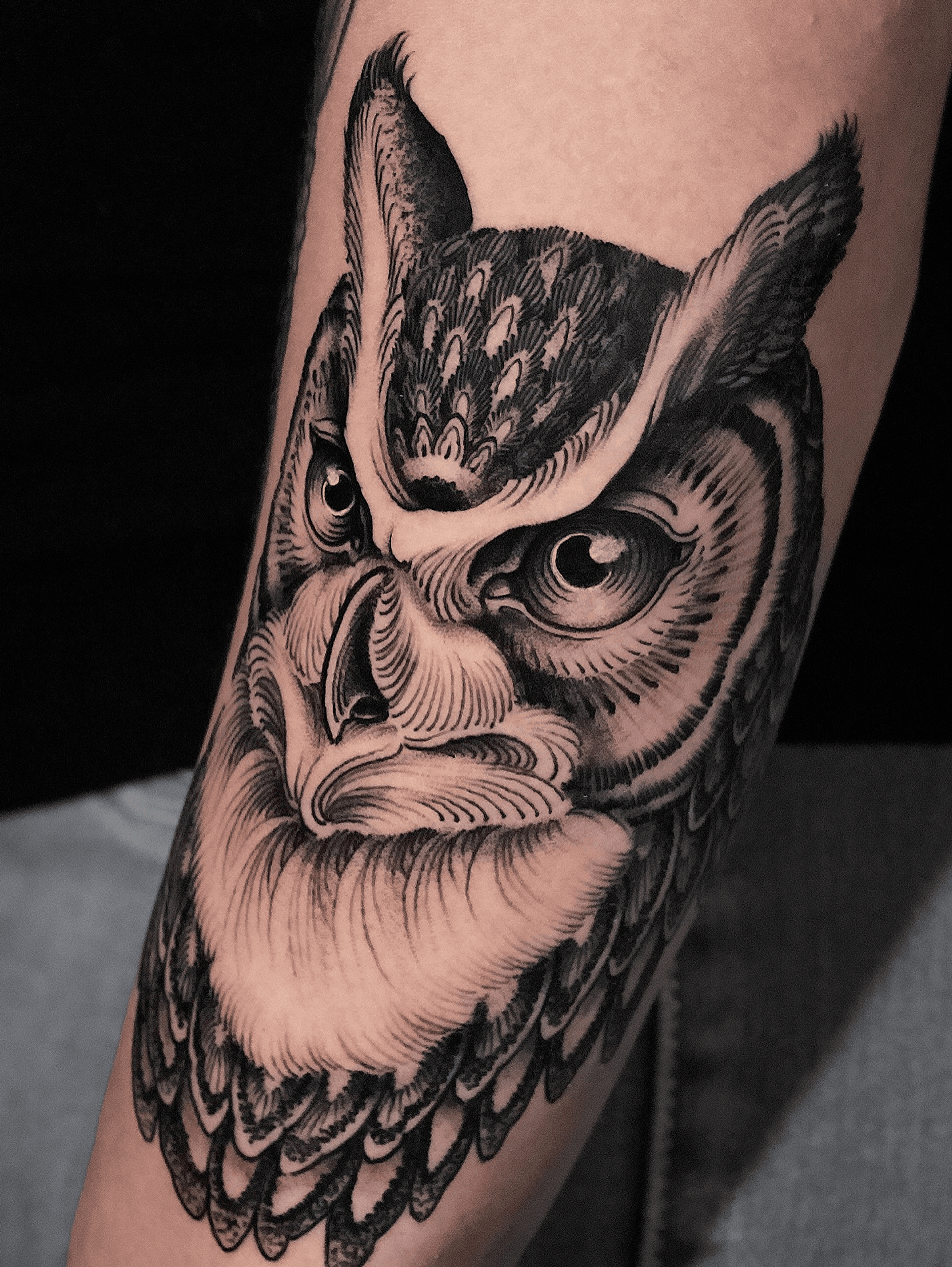 Tattoo uploaded by Arang Eleven • Owl on forearm. • 975690 • Tattoodo