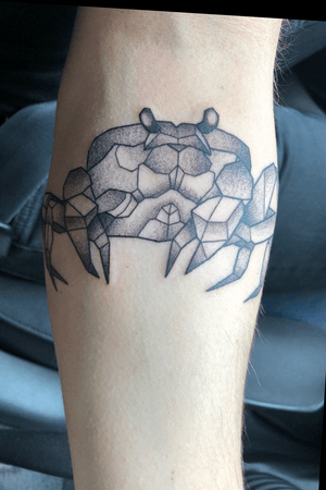 Crabe geometrique tatoo