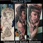Since May 4th has been turned into a Star Wars thing now, here you go!! Several Star Wars tattooed by Alysia Roberson at Siren's Cove Tattoo in Piedmont, SC!! #maythefourthbewithyou #maythe4thbewithyou #maytheforcebewithyou #starwars #starwarstattoo #realistictattoo #coveruptattoo #colortattoo #blackandgreytattoo #tattoos #tattooed #skywalker #tattooedwoman #tattooedman #portraittattoo #inkmaster #sctattoo #sctattooartist #sctattooshop #sctattooist #sctattooer #southcarolinatattooartist #greenvillesc #sith #disneytattoo #clemsonsc #Alysiarobersontattoo #sirenscovetattoo www.facebook.com/sirenscovetattoo www.facebook.com/Alysia.Roberson.Tattoo.Artist Instagram:@sirens_cove_tattoo 