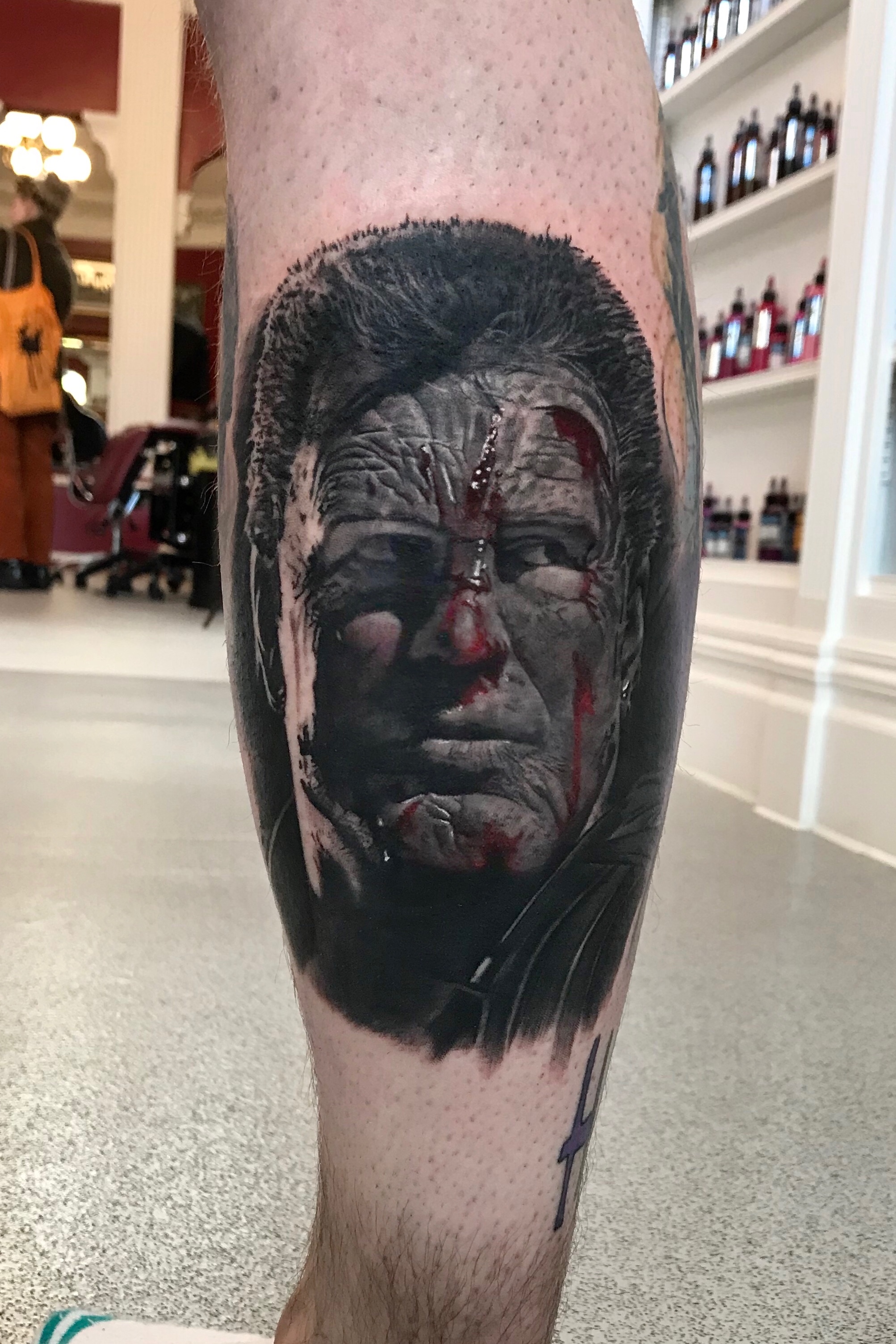 Tattoo uploaded by David Corden • Mickey Rourke as Marv in Frank Millers classic 'Sin City' • Tattoodo Tattoo uploaded by David Corden • Mickey Rourke as Marv in Frank Millers classic 'Sin City' • Tattoodo