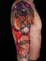Korean King tiger arm sleeve.