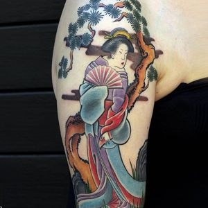 #japanesetattoo #geisha