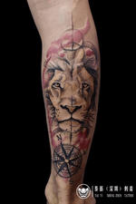 深圳泰艺刺青工作室-阿泰师傅 水墨 狮子 Shenzhen taiyi tattoo studio - atai master Ink painting The lion #TayriRodriguez #besttattoos #favoritetattoos #uniquetattoos #specialtattoos #tattoosformen #tattoosforwomen #books #cat #monster #yokai #demon #fire