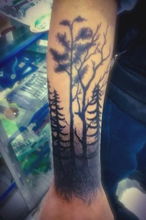 Forest tattoo ended... Pic (2/2) Bogotá, colombia.