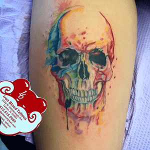 Water color skull :) 