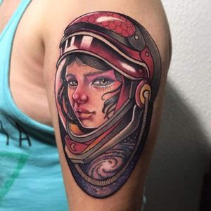 Another astronaut for the collection ✨ find me on instagram @ Barrientostattoo ✌🏼 done @vavotattoocr