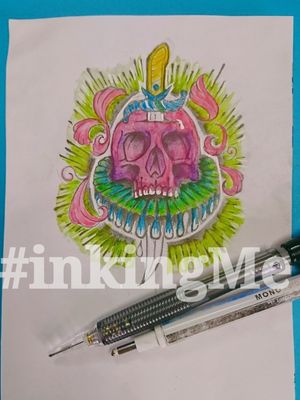 Design available. Under chin . #inkingMe 