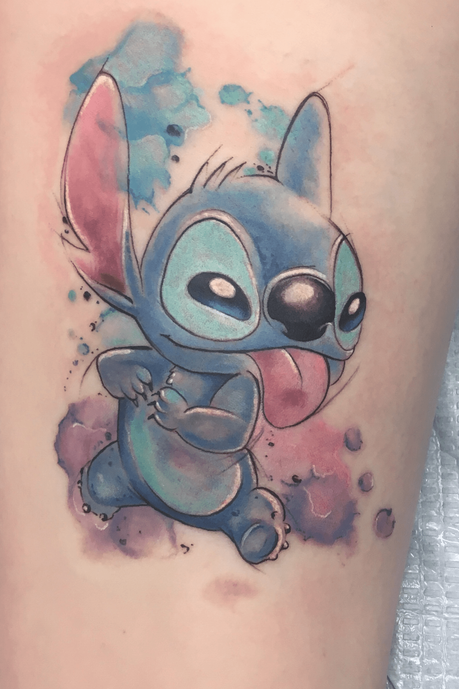 Tattoo of Lilo and Stitch Disney Watercolor