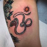 Symbol tattoo by Craig Chazen aka Boxcar #Boxcar #CraigChazen #symboltattoo #symboltattoos #symbol #symbols #tattooswithmeaning #meaningfultattoo #om #snake #cobra 