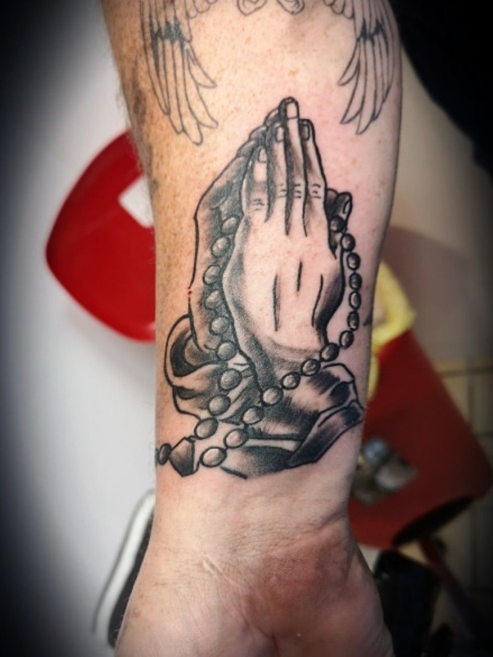 rosary around hand tattooTikTok Search