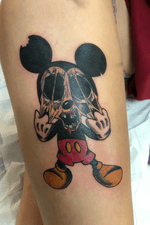 Zombie Mickey on thigh 