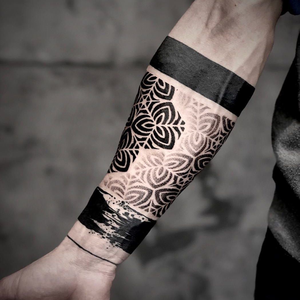 William Doolittle  Geometric sleeve Geometric sleeve tattoo Pattern  tattoo