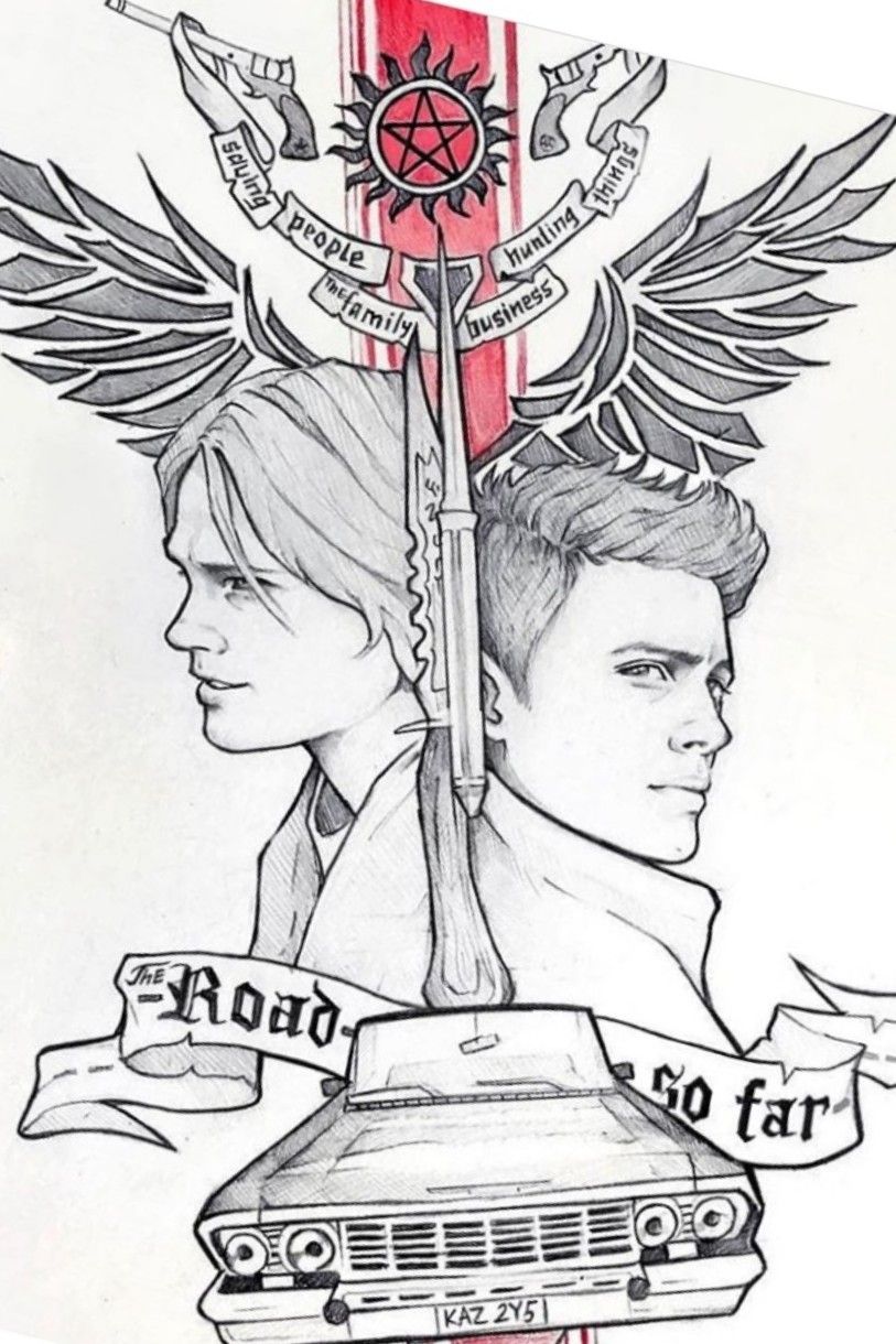 supernatural drawings