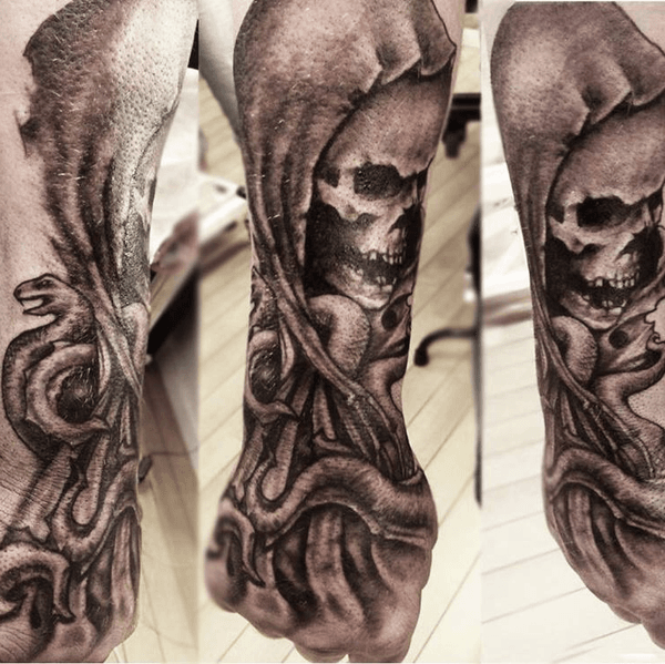 Tattoo from Melanic Wolf Tattoo