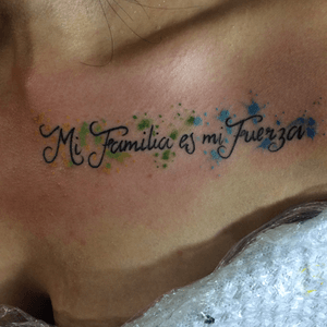 Mi familia es mi fuerza Dagón Tattoo Studio