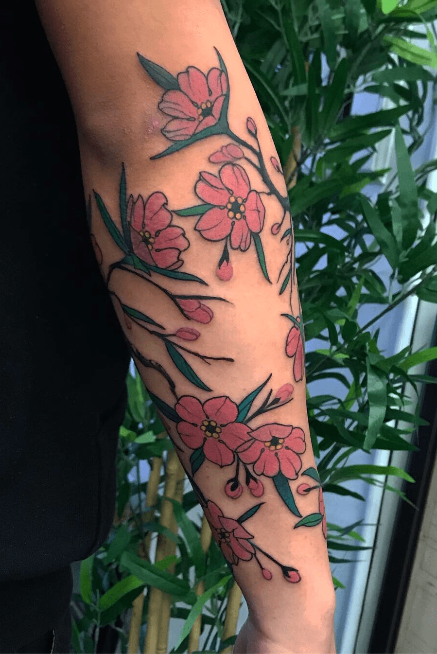 70 Best Cherry Blossom Tattoo Designs 2023