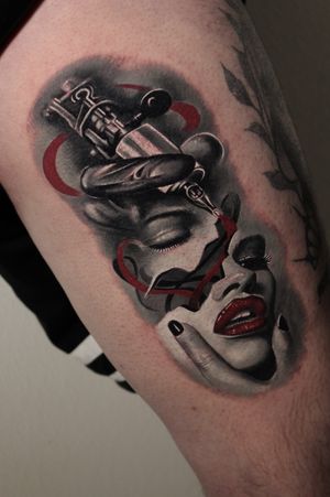 #tattoo #tattoomachinetattoo #surrealistic 
