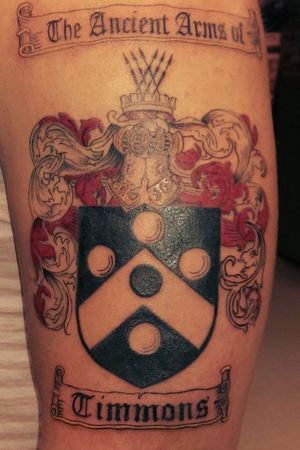 My family crest done by Sherry!