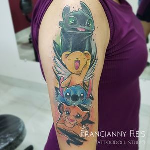 TattooDoll Studio Arte Exclusiva da @krystaldeborah_Obrigada pela confiança ❤...Artes Exclusivas, Agendamentos e Orçamento via Whatsapp 62 99175-7945...#easyglowpigments #electricink #otaku #geektattoo #geek #stitch #sakuracardcaptor #comicstattoo #tattoocolorida #tattoocolor #arteexclusiva #goiania #brasilia #otakutattoo #dragon #reileaotattoo #simba #furiadanoite #comotreinarseudragao #kerotattoo #kerberos #electrarotary #banguela #animetattoo #mangatattoo