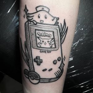 Game boy with my favorite Pokémon 💕💕Pokémon: BlisseyArtist: Nemo Tattooinstagram: nmx_tattooSantiago, Chile 🇨🇱
