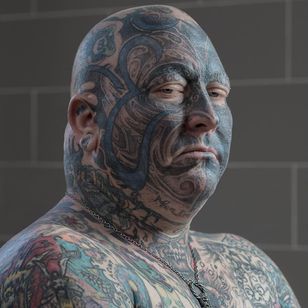 Rusty - Fotografía de retrato de Mark Leaver #MarkLeaver #fotografía #fotógrafo #tattoophotography #tattoos #tattoomodel #tattooportrait #bodymodification #bodymod #bodyart #hea