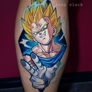 Tattoo uploaded by Sam Andrews • Prince vegeta! In god form  #dragonballtattoo #dbz #vegetatattoo #animetattoo #animeink  #dragonballsuper #popculture • Tattoodo