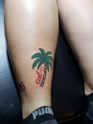 Palm tree tatt on my girl✒ Hmu for appointments on here of IG @jrobles909