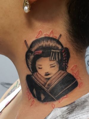 Geisha on the neck one of those late night sessions 