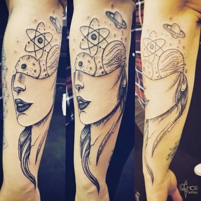 #cosmic #mind #lining #portrait 
