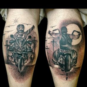 Y el ultimo del dia!! #tattoo #inked #ink #motos #motoqueros #motorcycle #motorcycletattoo #motostattoo #tatuajesdemotos #blackandgrey #blackandgreytattoo #tatuajeensombras #luchotattoo #luchotattooer 