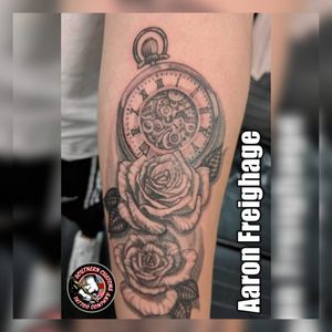 Artist: Aaron Freihage Here is a black and grey roses and clock piece completed by Aaron. ★★★★★★★★★★★★★★★★★★★Southern Customs Tattoo Company1503 Hope Mills Rd.Fayetteville, NC 28304(910) 920-2683★★★★★Social Media Links★★★★★Facebook Link:https://www.facebook.com/SouthernCustomsTattooCompany/Instagram:@SouthernCustomsTattooCo@SouthernCustomsBrand@tattoosbyaaronf@irishted32Google+:plus.google.com/+SouthernCustomsTattooCompanyTumblr:https://southerncustomstattoocompany.tumblr.comYelp:https://m.yelp.com/biz/southern-customs-tattoo-company-fayettevilleFoursquare linkhttp://4sq.com/2slKpCtTwitter:@SCTATCOTattooDo:@SouthernCustomsTattooCompanyVero:SouthernCustomsTattooCompanyGoogle Maps:https://goo.gl/maps/NXMNfhdcbmE2★★★★★★★★★★★★★★★★★★★#Ink #welcome #news #sctatco #Airforce #Happy #marines #america #artist #veteran #home #love #Share #femaletattooartist #nofilter #bodypiercing #NCTattooers #funny #hopemillsnc #SkinArt #Tattoo #Custom #NCINK #FortBragg #fortbraggink #ShareNow #tattoos #army #military #fayettevillenc